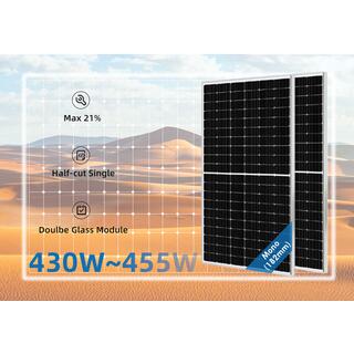 430w~450w On Grid Half Cut/Double Glass Solar Panel image 2