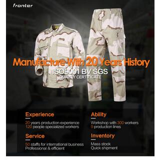 BDU Outdoor Combat Tactical Clothing Manufacture in China image 5