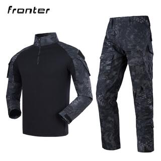 Black Python Camo Tactical Uniform image 2