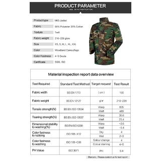 Man's M65 Field Jacket in Woodland Camo Camouflage Clothing image 6