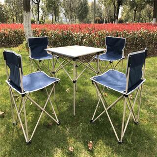 Niceway Foldable Picnic Table and Chairs 5 Set for Family Outdoor Camping Beach Party image 3