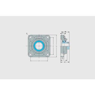 Square Flange Pillow Block Units: UCF series image 3