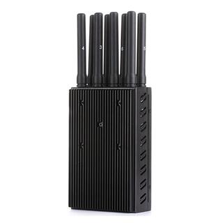 8 Band Portable Cell Phone Jammer Jams 2G/3G/4G GPS WiFi Lojack Frequency image 2