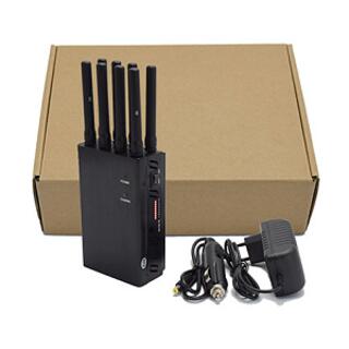 8 Band Portable Cell Phone Jammer Jams 2G/3G/4G GPS WiFi Lojack Frequency image 7