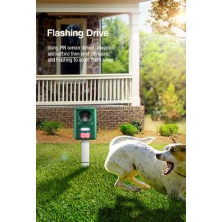 Solar Animal Repeller For Cat Dog Deer Fox Bird AN-B030 image 12