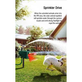 Multifunctional Sprinkler Pir Sensor Outdoor Deer Birds Dog Repeller AN-B060 image 10