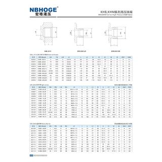 KHB/KHM Series High Pressure Ball Valve image 8