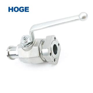 BKH-SAE210-13D/S BKH-SAE210-20D/S Long Handle Hydraulic Priority Valve Sanitary Flanged Ball Valve