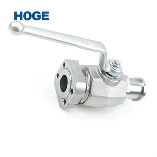 BKH-SAE210-13D/S BKH-SAE210-20D/S Long Handle Hydraulic Priority Valve Sanitary Flanged Ball Valve image 3