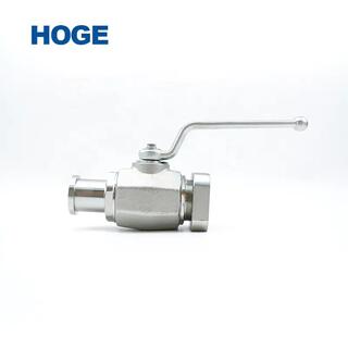 BKH-SAE210-13D/S BKH-SAE210-20D/S Long Handle Hydraulic Priority Valve Sanitary Flanged Ball Valve image 4