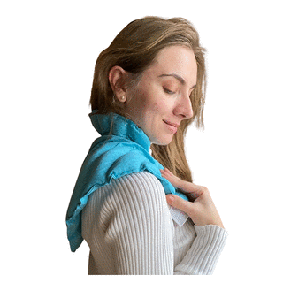 Lapenta Premium Microwave Heat Pad - Neck and Shoulder - Blue - Aromatherapy Effect