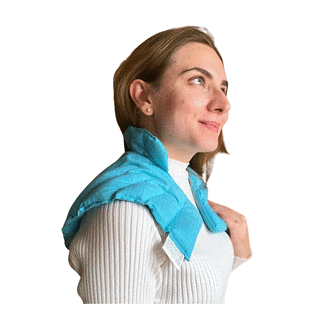 Lapenta Premium Microwave Heat Pad - Neck and Shoulder - Blue - Aromatherapy Effect image 3