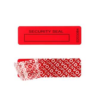 Secure Numbered Tamper Evident Seal Label Sticker image 2