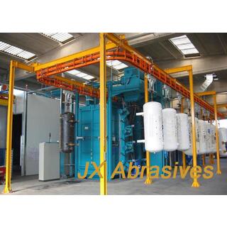 Hook Type Automatic Shot Blasting Machine For Oil Tank Propane Tank image 2