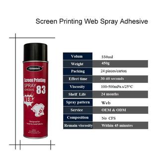 Temporary Fabric Screen Printing Frame Heat Transfer Adhesive Spray image 3