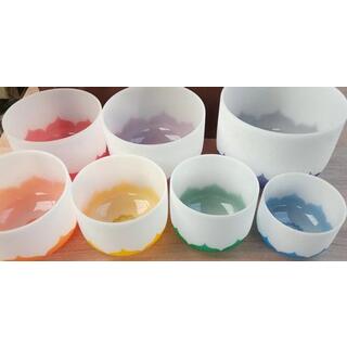 Chakra Lotus Quartz Crystal Singing Bowls Full Sets Wholesale Price