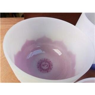 Chakra Lotus Quartz Crystal Singing Bowls Full Sets Wholesale Price image 3