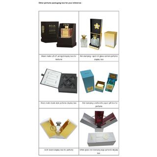 CMYK Perfume Packaging Box Hinged Lid Custom Perfume Boxes image 2