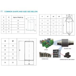 Tungsten Carbide Studs for HPGR Rollers K10/K20/K30 image 4