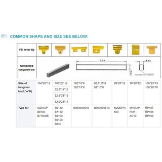 Tungsten Carbide Bars for VSI Crusher image 5