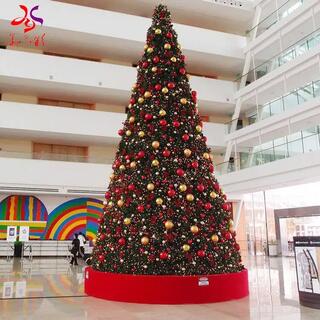 20ft 30ft 40ft 50ft Giant Outdoor Lighting Pvc Ball Clips Giant Led Ornament Felt Stand Artificial Decoration Christmas Tree image 8