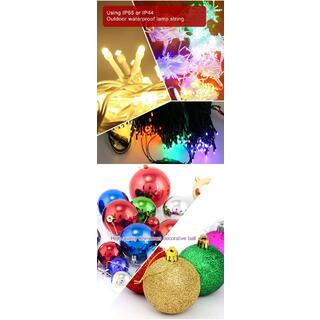 20ft 30ft 40ft 50ft Giant Outdoor Lighting Pvc Ball Clips Giant Led Ornament Felt Stand Artificial Decoration Christmas Tree image 12