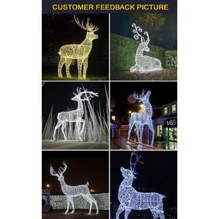 Waterproof High-quality LED Reindeer Lighting For Christmas image 9