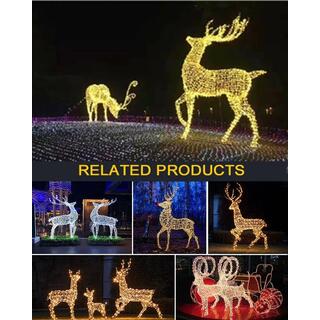 Waterproof High-quality LED Reindeer Lighting For Christmas image 10