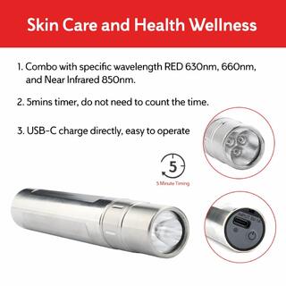 Handheld Torch R9 Portable Speed Up Wound Healing Home Spa Pet Therapy Red Light Torch image 9