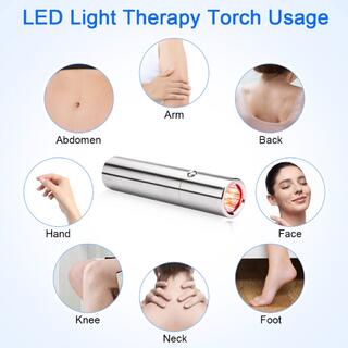 Handheld Torch R9 Portable Speed Up Wound Healing Home Spa Pet Therapy Red Light Torch image 11