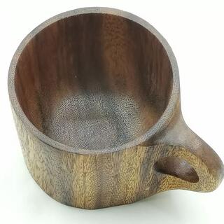 Light Weight Teacups Gift Acacia Wooden Cup for Tea Coffee Cold & Hot Drinks 150-200ml Capacity image 3