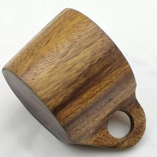 Light Weight Teacups Gift Acacia Wooden Cup for Tea Coffee Cold & Hot Drinks 150-200ml Capacity image 4