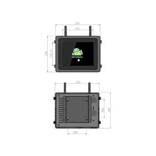 HUGEROCK PTC08A Industrial Computer - Fanless Panel PC All in One Touch Computer image 3