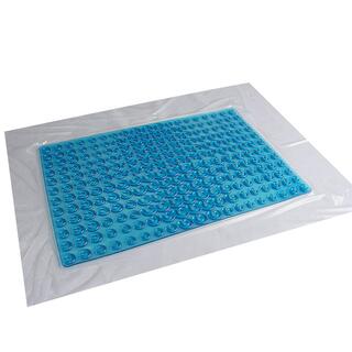 3D Blue Cooling Silica Gel Sheet For Pillow Mattress Pad image 3