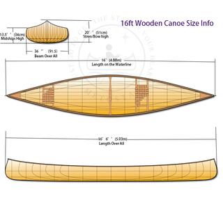 Wood Canoe Craft Shelf image 2