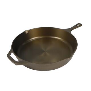 10 Inch Golden Polished Machined Smooth Cast Iron Frying Pan image 3