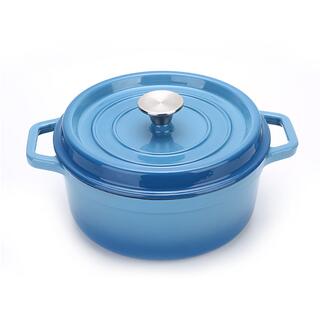 Cast Iron Enamel Kitchen Cookware Food Pot Casserole Dish image 2