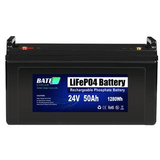 24V 50A Lifepo4 Solar Battery for Camping image 3