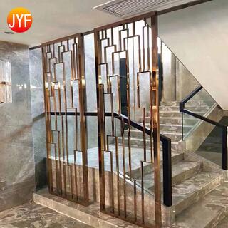 Rose Gold Mirror Stainless Steel DIY Room Divider image 3