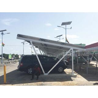 Waterproof Car Parking Panel Carport Ground Canopy Aluminum Solar Module Mounting System image 3