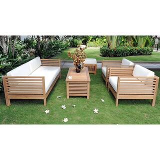 Eymir Chestnut Wood Outdoor Furniture