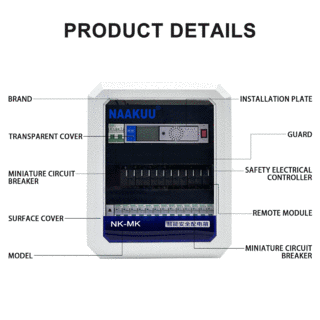 NAAKUU NK-MK APP Control Customized Electrical Intelligent Power Distribution Box image 3