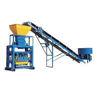 Concrete cement block machine price interlocking manual brick making machinery image 2