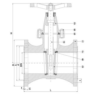 F5 Metal Bed Sliding Valve image 2