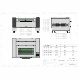 JW1390-M7-S CO2 Laser Cutting Machine image 4