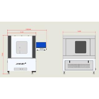 JW6060 6090 1390 High Precision Fiber Laser Cutting Machine image 3