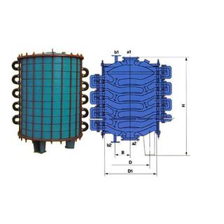 Glass Lined Plate Type Condenser