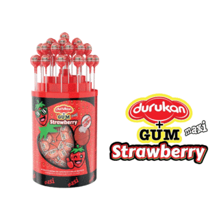 Durukan Gum Maxi Strawberry