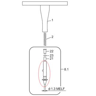 XPF 1.3 MELF Nozzle ADNPN8468 / ADNPN8464 For Fuji SMT Nachine image 5