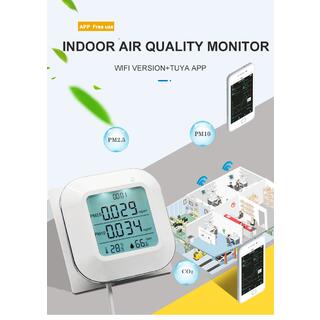 ONETEST - Wall-mounted air quality monitor AQM-80 PM2.5 / PM10 / TEMP / HUM / CO2 / VOC / CH2O RS485 output image 7